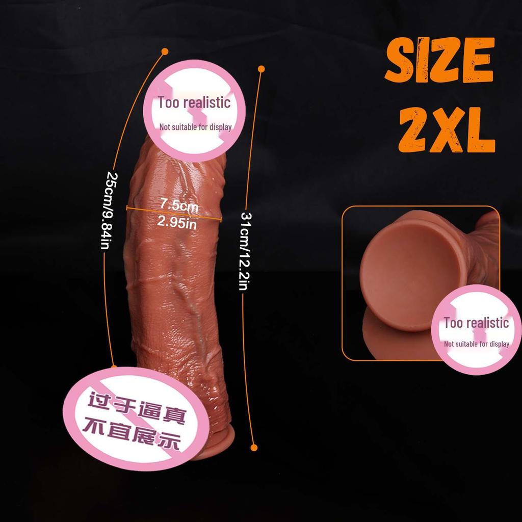 Realistic Silicone Penis Female Masturbator Adult Toy
