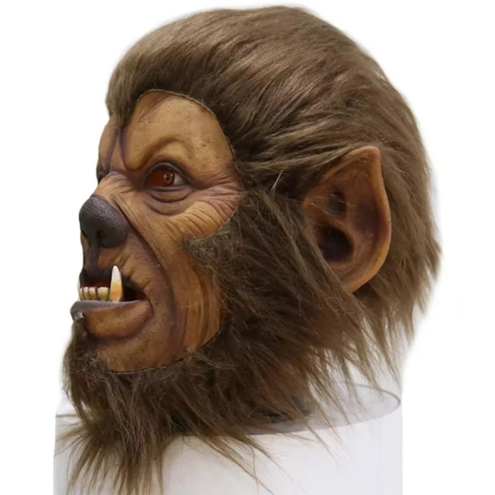Horror Realistic Halloween Cosplay Warcraft Mask Latex Durable Demon Mask Wraith Mask