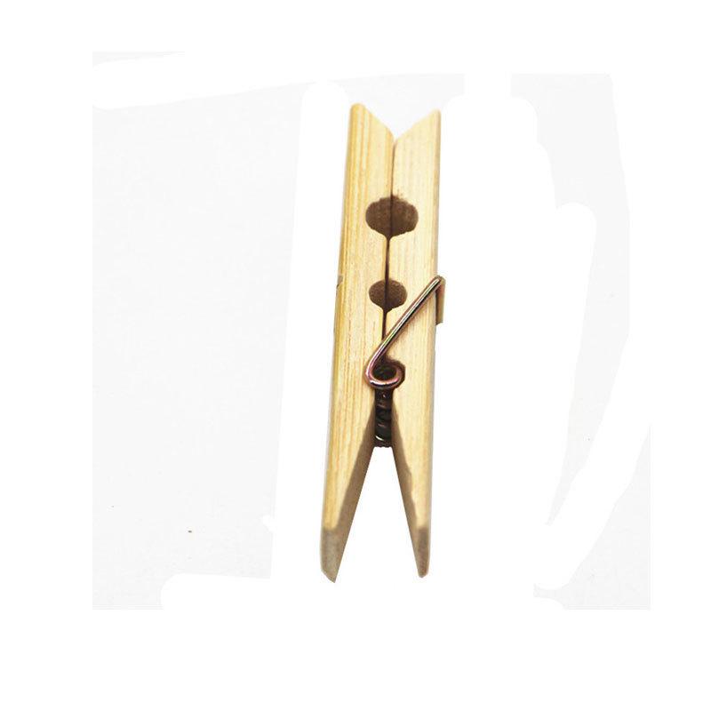Bamboo Windproof Clothespins: Durable Wooden Clips for Quilts, Clothes, and Photos