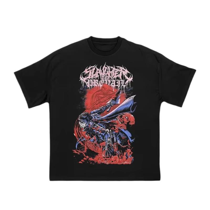 Mental SLAUGHTER TO PREVAIL T-shirt Mens Women Russia Rock Short Sleeve Tshirt Graphic Tee-shirt Oversize Streetwear Shirts