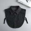 Women Embroidery Lace Detachable Lapel Fake Collar Shirt White Ruffles False Collar Woman Removable False Blouse Nep Kraagie