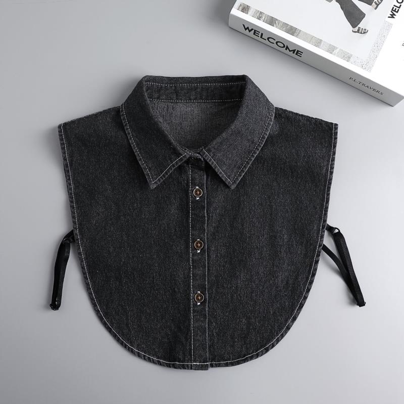Women Embroidery Lace Detachable Lapel Fake Collar Shirt White Ruffles False Collar Woman Removable False Blouse Nep Kraagie