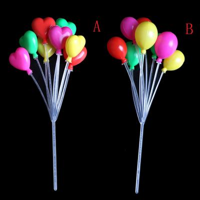 Dollhouse Miniature 1:12 Living Room Plastic Multicolor Balloon String Toys