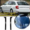 For Skoda Superb Estate B6 2008-2015 Rear Window Side Spoiler ABS Gloss Black Rear Canards Splitter Modification Body Kits
