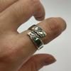 Adjustable Sterling Eagle Beak Ring Men Women Vintage Geometric Animal Statement
