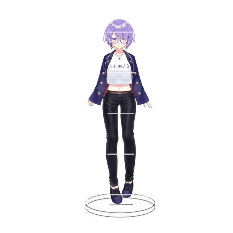Animation Hololive anchorwoman acrylic insert card white blowing snow summer color festival animation peripheral decoration