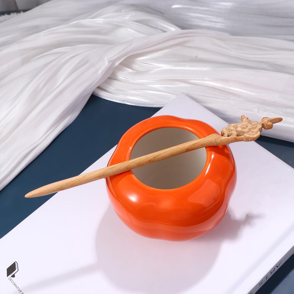 Bird Braided Hairpins Wooden Hair Sticks Korean Hair Clip Women Hanfu Hairpins Chinese Hair Fork