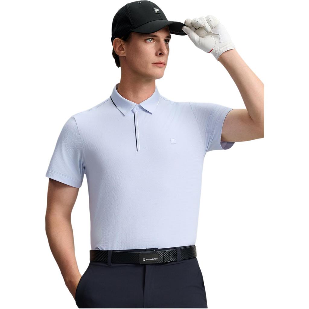 FILA Golf Series Cool Touch Casual Short Sleeve Polo Shirt Men tops A11M635103FLB
