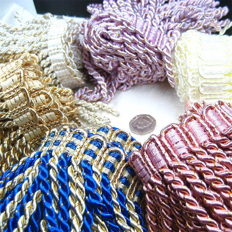 11.5 Meter Big 8cm Fringe Tassel Trim Upholstery Curtain Lamp Trimmings Bag Costum Trims