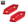 Motorradzubehör CNC Aluminium Spiegelloch Abdeckkappe Für Kawasaki ZX10R ZX 10R 2008 2009 2010