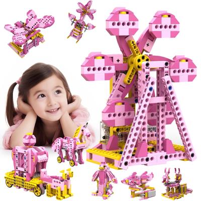 Apitor Robot G Amusement Park Block Set Assembly Robot Toy for Educational Toy with Sorting Christmas Birthday Day Elementary School 6 Years Old and