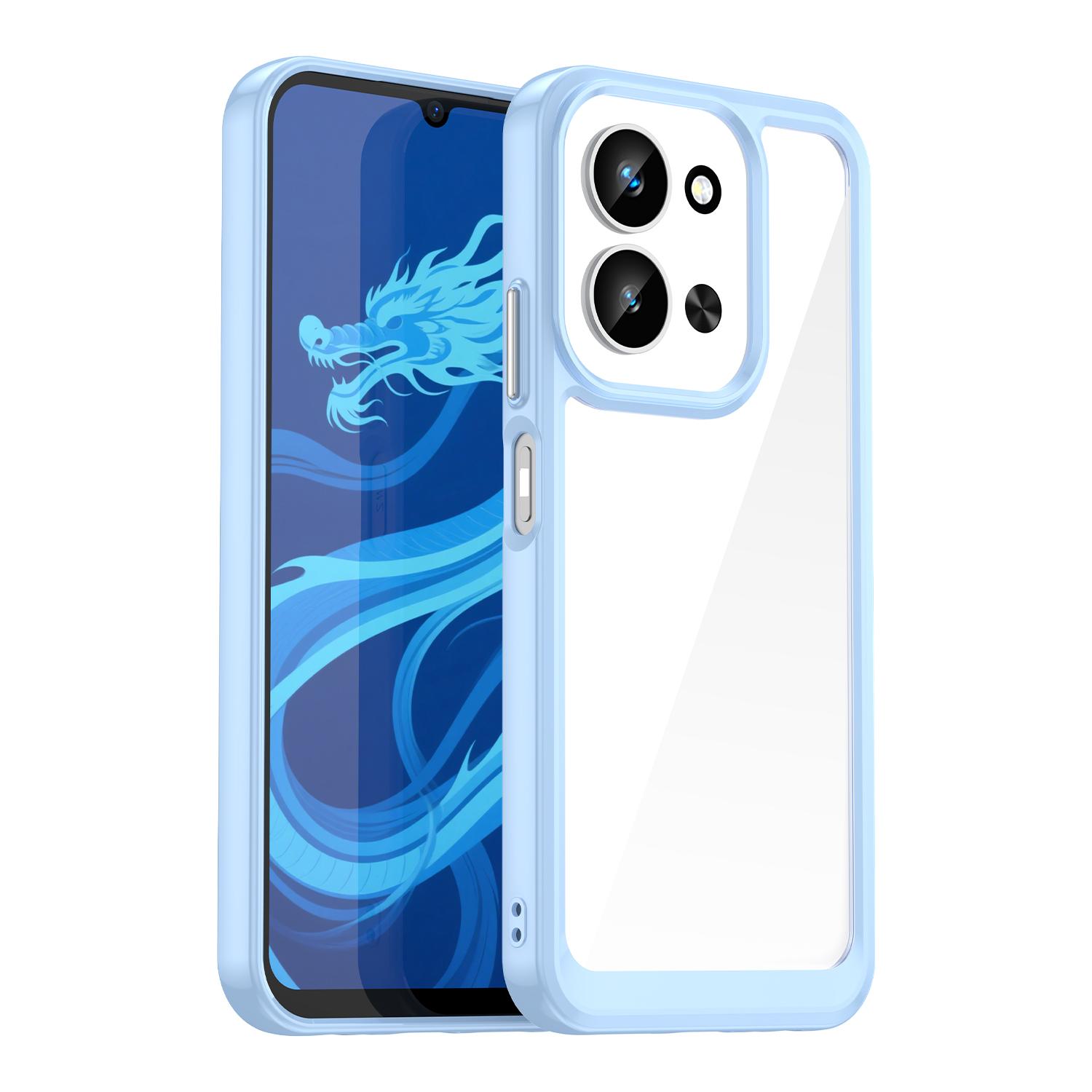 

For Redmi 15C 4G Case for Redmi 15C 4G Cover Shell Bumper Capa Para Shockproof Transparent Silicone Back Case for Redmi 15C 4G Redmi 15C 4G светло-синий