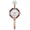Elegant Retro Bracelet Wristwatch Pearl Rhinestone Luxury Quartz Watches Exquisite Design Ladies Wristwatch Ladies Accessories