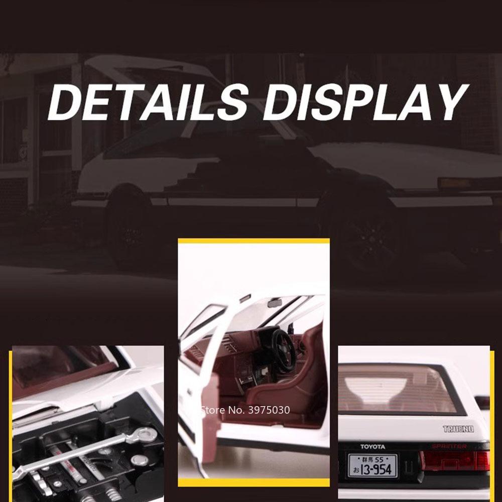 1:20 AE86 Rolls Royce Cullinan Model Cars Alloy Toy Wheel Steering Vehicle Light Music Pull Back Miniature Car Child Adult Gifts