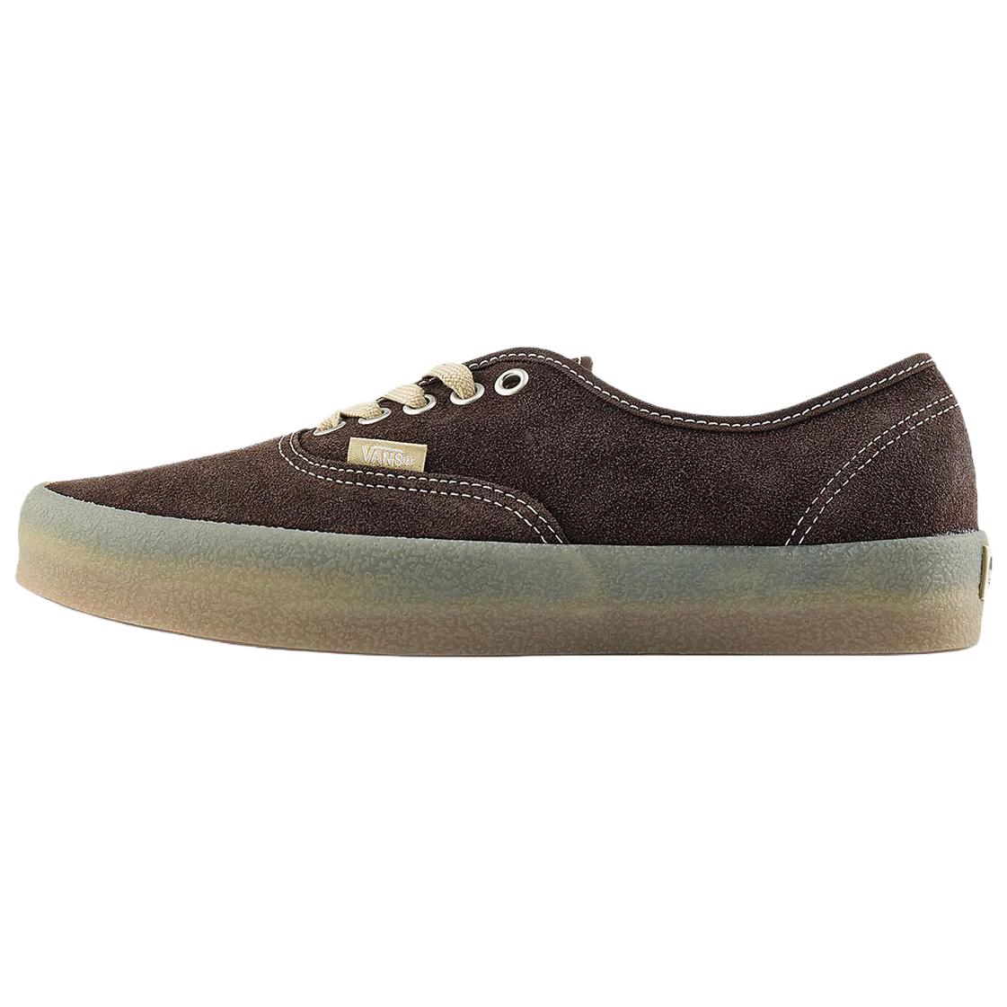 Vans Authentic Comfortable Versatile Low-Top Skate Shoes Unisex sneakers Brown VN000D7Y3N1 40