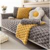 Tykk plysj sofatrekk Universal sklisikker hjørnesofa matte Vinter varm sofa Håndkle Sofa Pute For Stue Sofaer Teppe