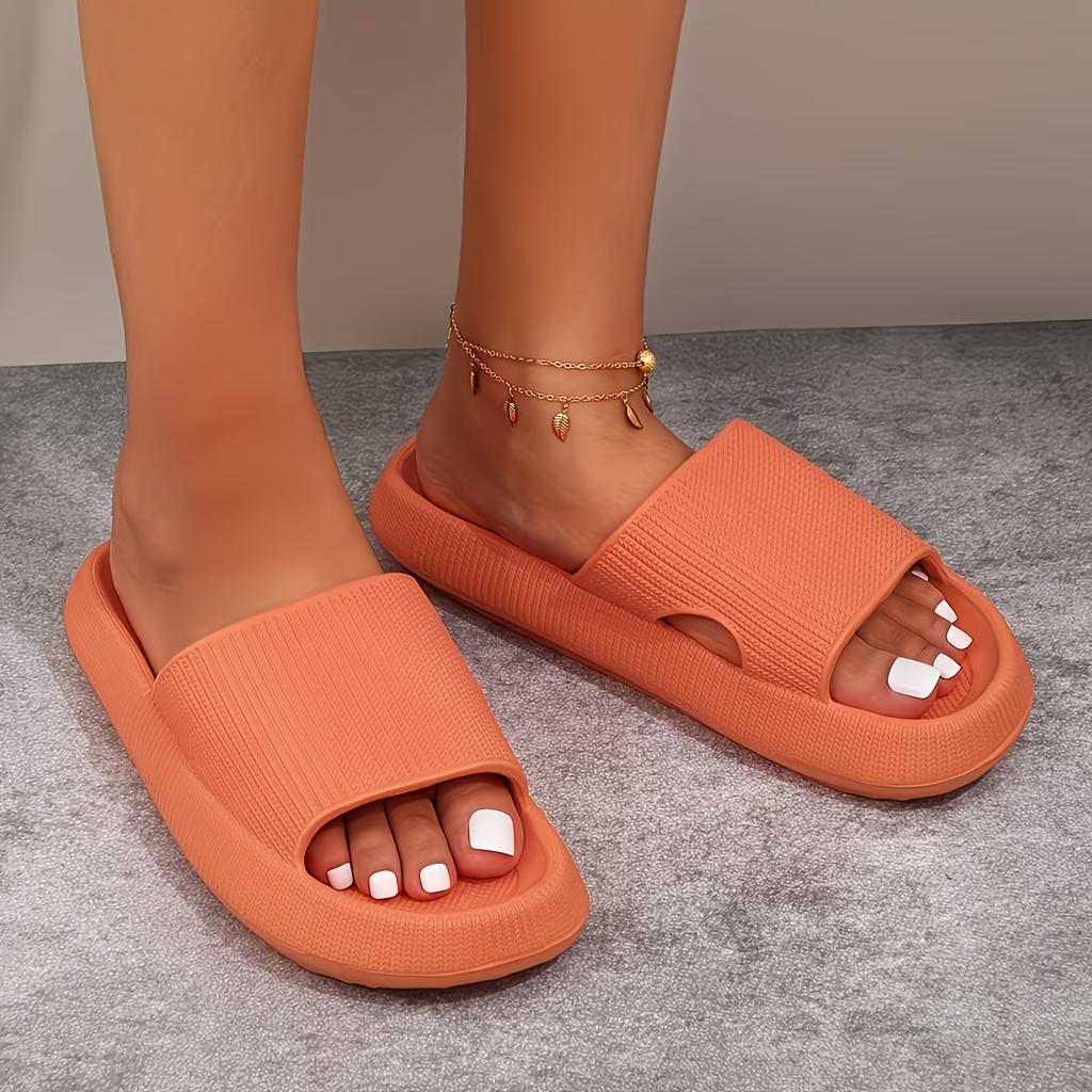 Unisex Comfortable EVA Sandals - Minimalist Striped Design, Spring/Summer, Hand Washable, Ideal for Home and Beach, Beach Shoes EVA Slippers for Home