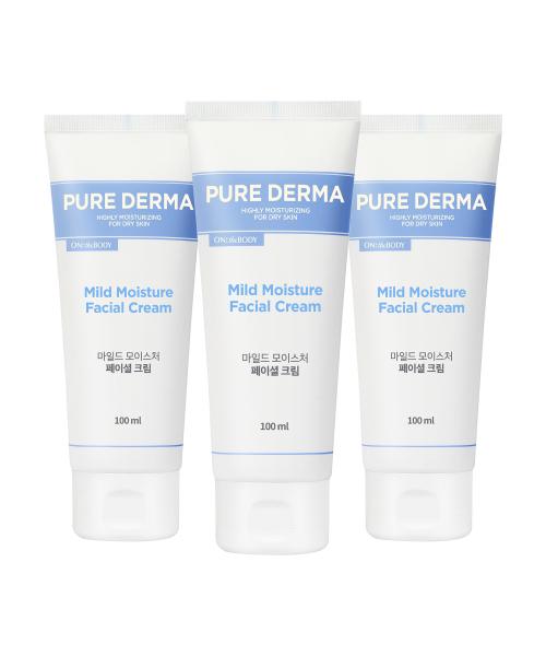 On The Body Pure Derma Facial Cream 100ml X 3 NONE