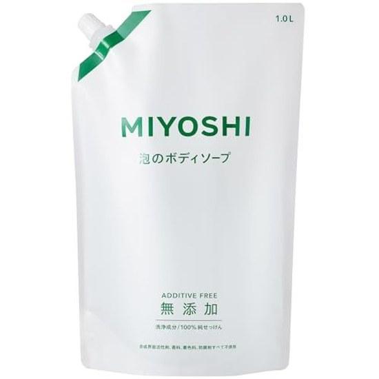 MIYOSHI Additive-Free Foam Body Soap Refill 1.0L