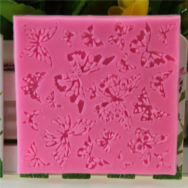 Silikonové krajkové formy na dort s motýlky Svatba Fondánové dortové dekorační nástroje Cukroví Čokoláda Gumpaste formy