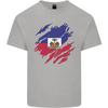 Torn Haiti Flag Haitian Day Football Unisexs Light Cotton TShirt