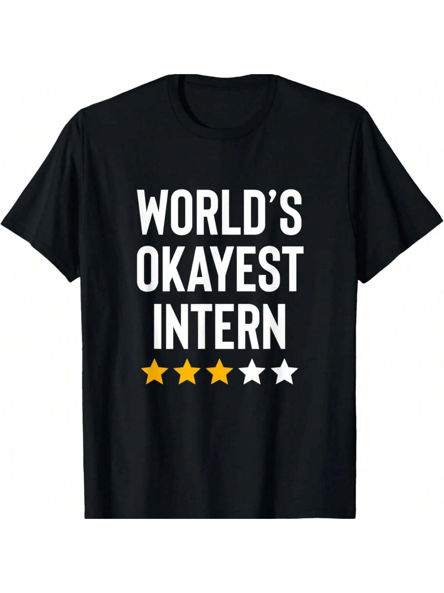 Worlds Okayest Intern Internship Funny Intern T-Shirt S разноцветный