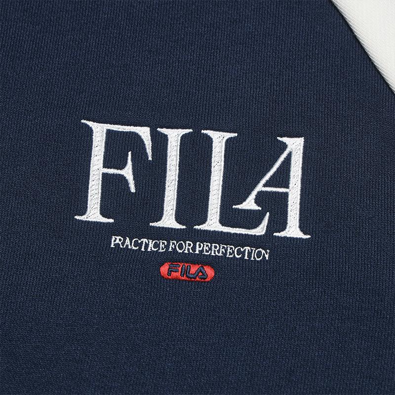Fila Tennis Classic Retro Sports Casual Tennis Trend Comfortable Versatile Loose Knit Jacket Men Jacket Blue A11M543510FBU