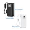 DIY Friendly 2Cell 21700 Battery Case High Strength Plastic Construction Powerbank Shell For Daily Commute Travel