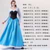 Déguisement d'Halloween Super Mary Princesse Peach Costume Cosplay Blanche-Neige RPG