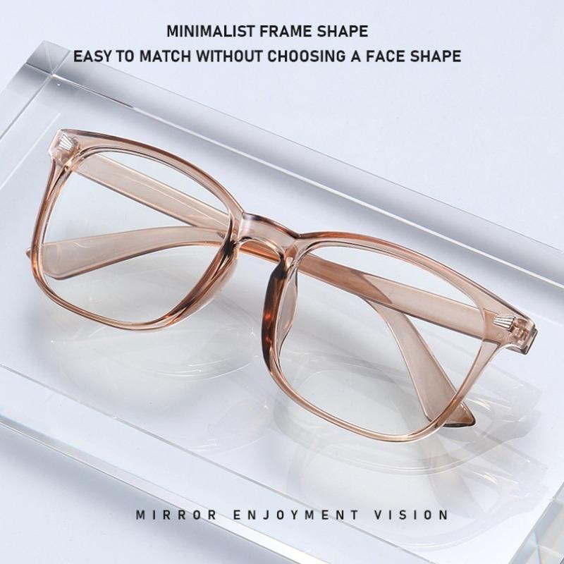 New Trendy Blue Light Blocking Men'S Glasses Gaming Pc Matte Black Anti Ray Eyeglasses Women Transparent Fashion Eyewear Uv400
