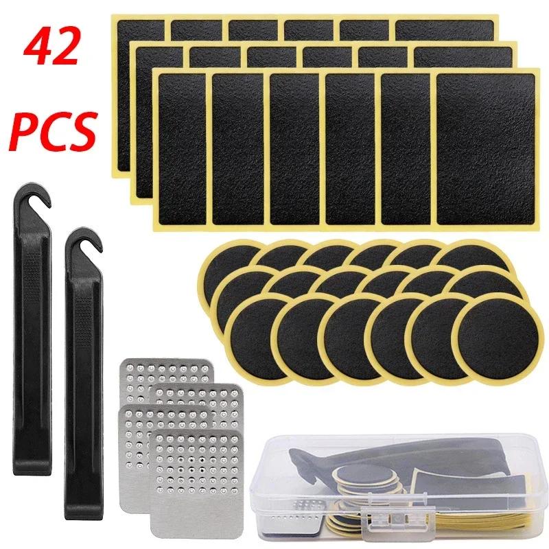 Quick-Fix Glue-Free Bicycle Tire Repair Patche 1/30/50pcs Durable Protection for Mountain Road Bikes with Easy Application amagi