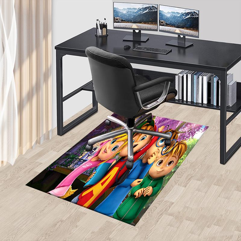 Alvin Chipmunks Squeakquel Carpet For Playroom Bedroom Living Room Sofa Home Decorkids Game Area Rug Nonslip Floor Mat