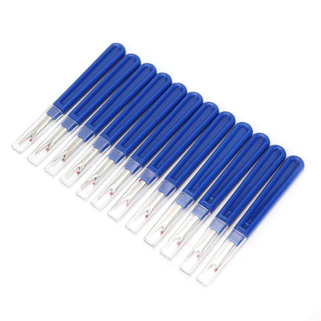 12Pcs Seam Ripper Durable Stainless Handy Handles Thread Remover Sewing Crafting Embroidery