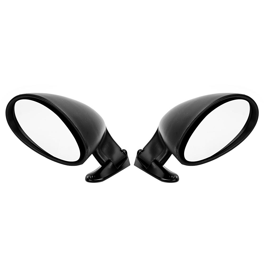 1 Pair Black Universal Side Door Rearview Mirror Vintage Car Modification Accessory