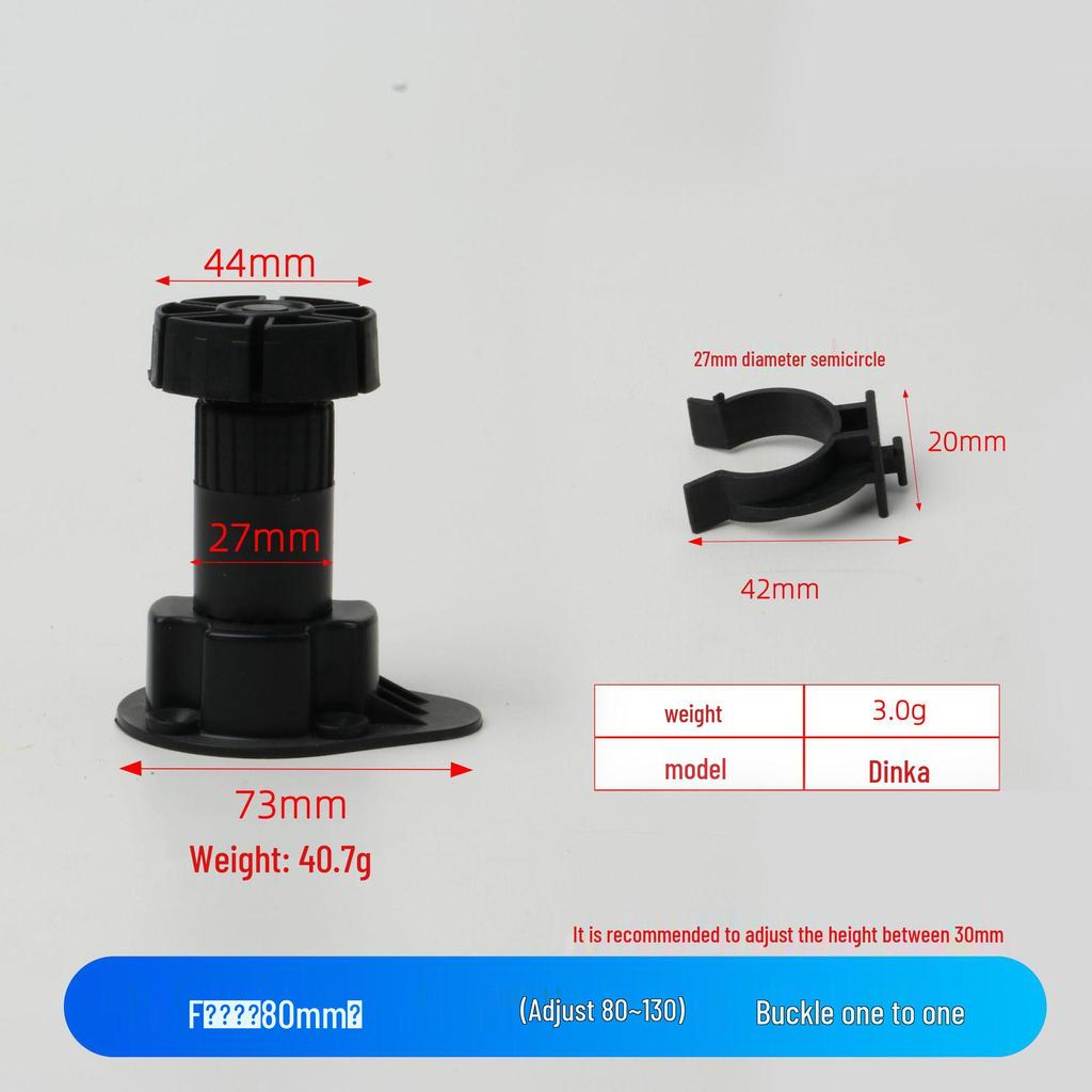 Adjustable Cabinet and Sofa Legs - Thickened ABS Plastic Support