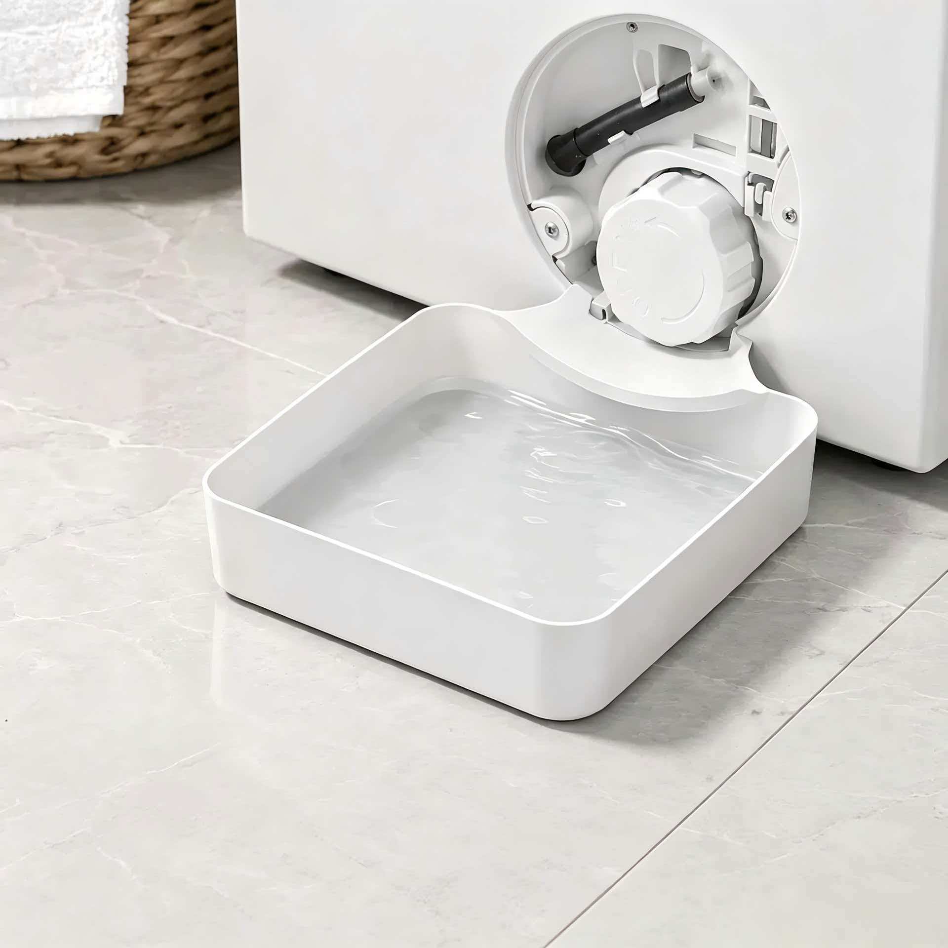 Waschmaschinen-Auffangwanne, Wasserleckschutz-Ablaufschalen-Schutz für Waschmaschine, Boden-Wasserspeicherwanne für Zuhause gray