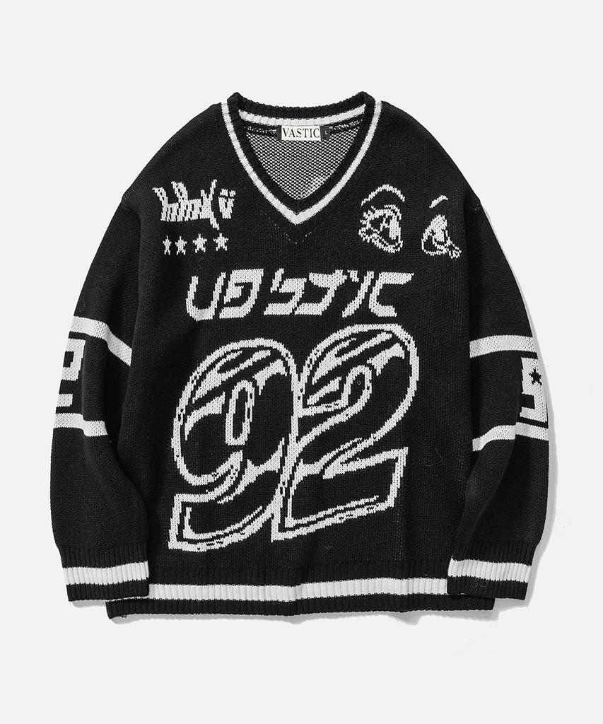 VASTIC 92 Graphic Knit_Black