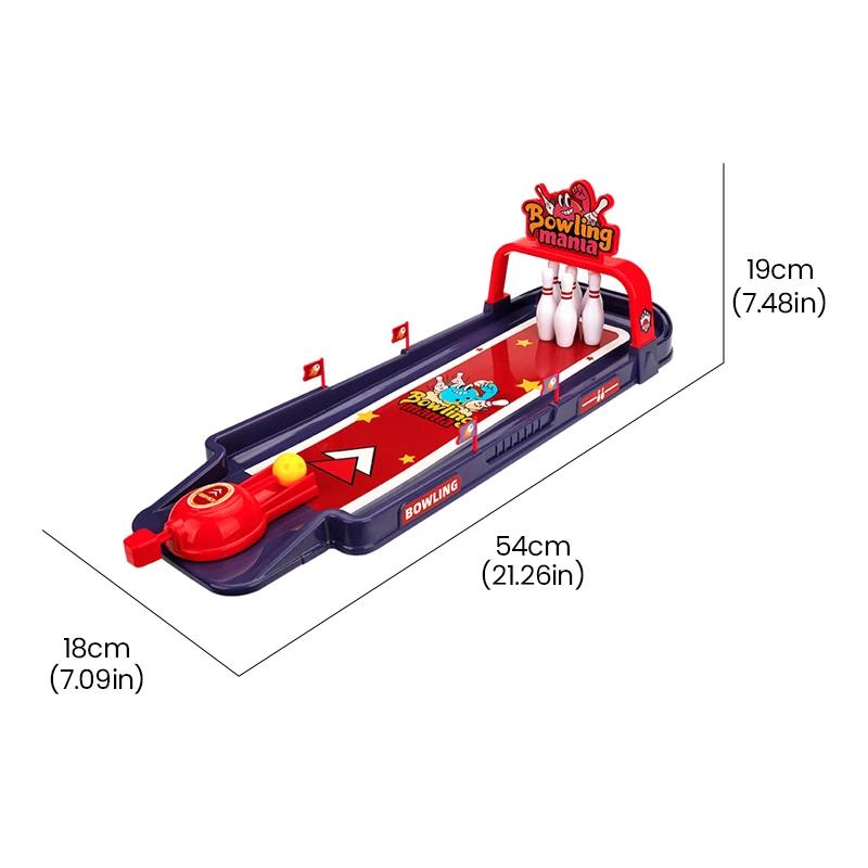 Table Bowling Children's Party Board Games Indoor Ball Sports Double Battle Educational Toys Parent-Child Interactive Kids Toys