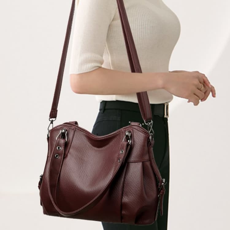 Lychee pattern large capacity tote bag portable messenger women's bag