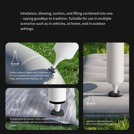 Car Vacuum Cleaner, Handheld 6000Pa Vacuum Cleaner and Air Duster, Portable Wireless Vacuum, Strong Suction Machine with Dual-Mode Blowing and