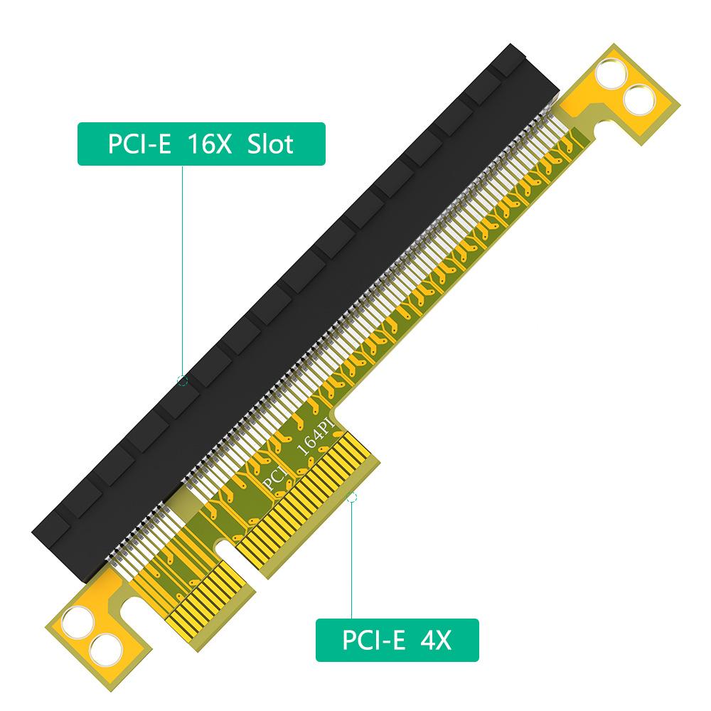 Adattatore PCI-E Potenziato: Scheda di conversione da 4X a 16X, 16X a 8X