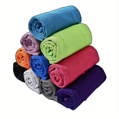 10pcs Cooling Quick-Dry Towels for The Neck And Face Portable Soft Breathable Fitness Towels, For Running, Fishing, Yoga, Travel