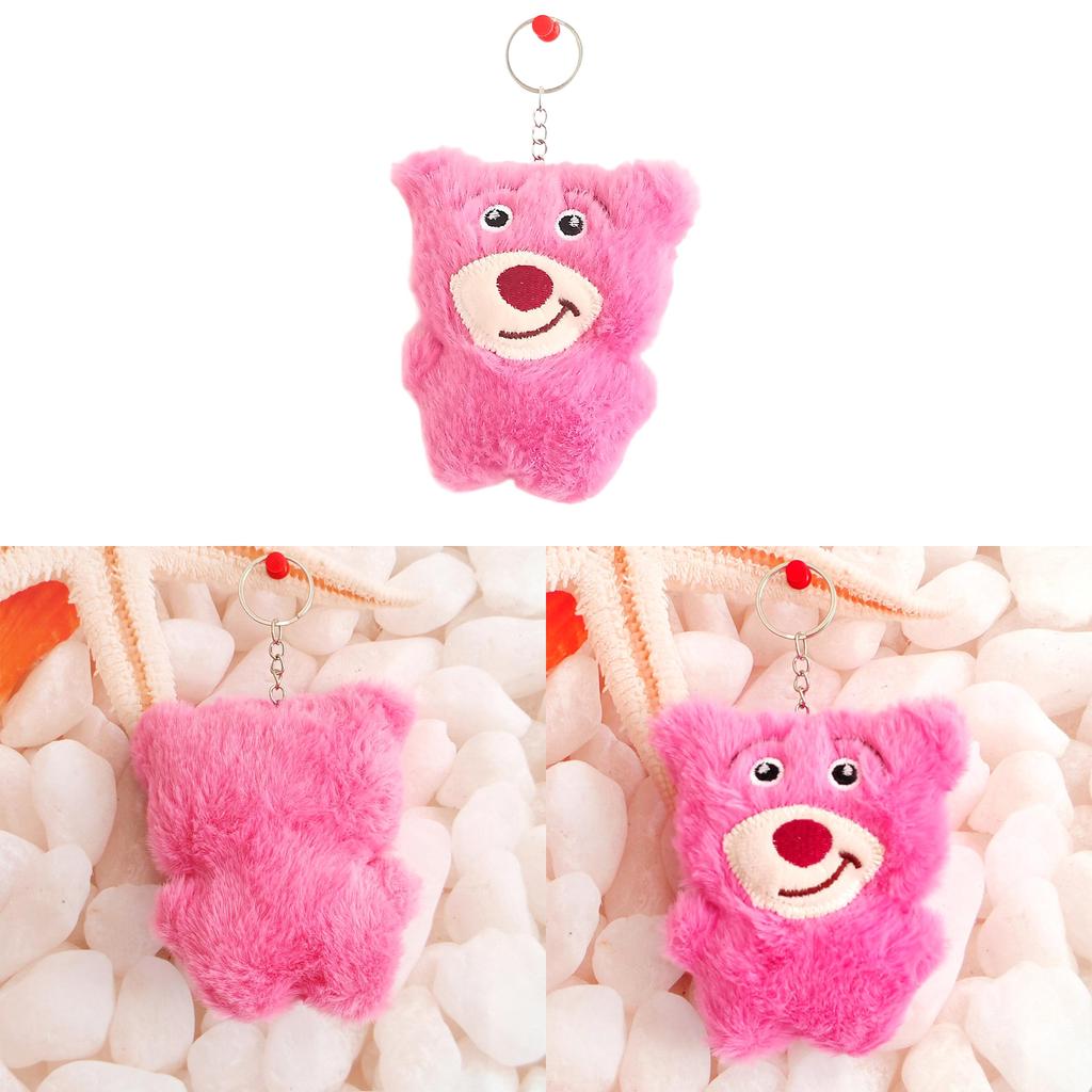 Lotso Plush Keychain Soft Toy Car Pendant Gift For Kids And Teens