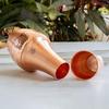 Set di 1 Bicchiere Stampato in Rame Puro con Benefici per la Salute Ayurvedica, Bicchiere Integrato, Borraccia da Camera per Scopo di Conservazione 1300 ml