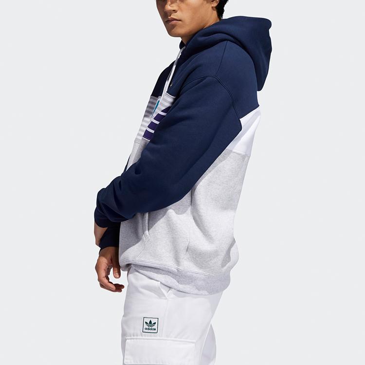 Adidas Originály Zvýšená Mikina s Trojlístkem Pánské Mikiny Modrá EC7279