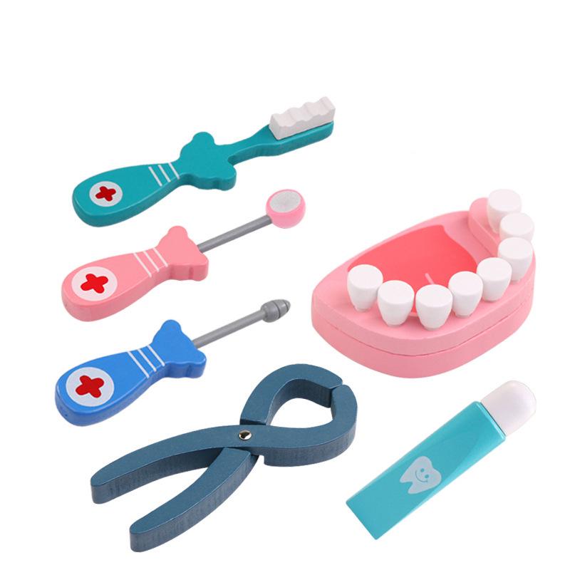 

Children s Wooden Doctor & Nurse Play Set with Accessories