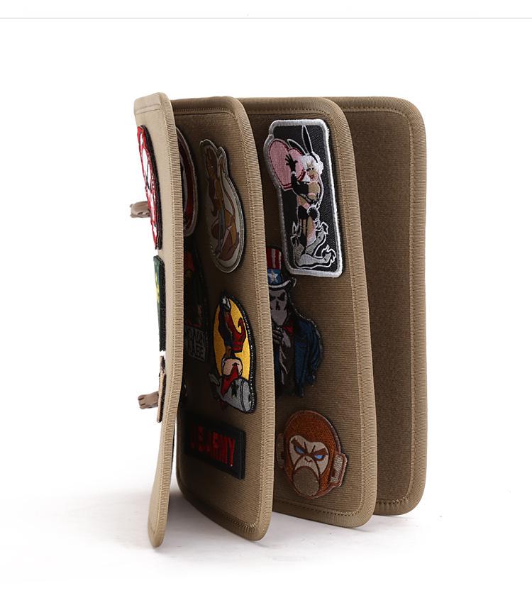 Velcro Tactical Patch Display Board - Military Fan Armband and Storage Organizer