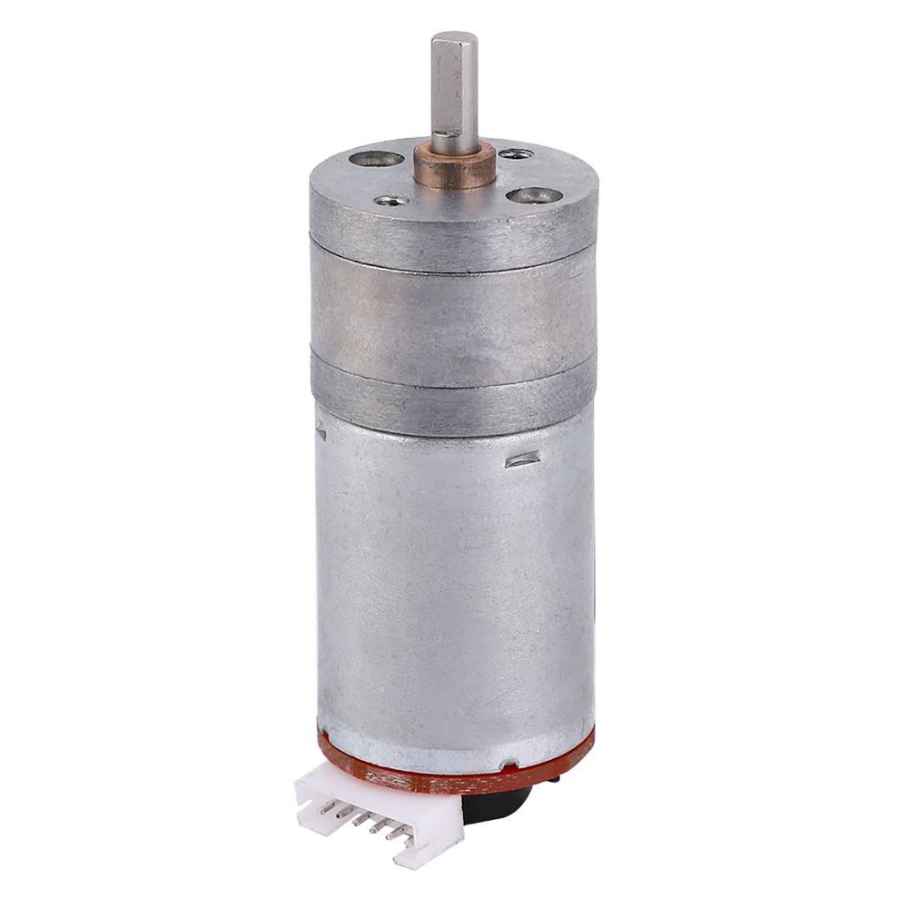 DC 12V Encoder Gear Motor 130 RPM Wheel Kit Motor Universal Magnetic Geared Motor For Smart Car