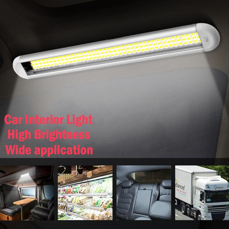 10W Vehicle Interior Light 12V/24V 1000 Lumen Car Cabin Reading Lamp Energy Efficient Durable for Camper Van Truck RVs Lorries
