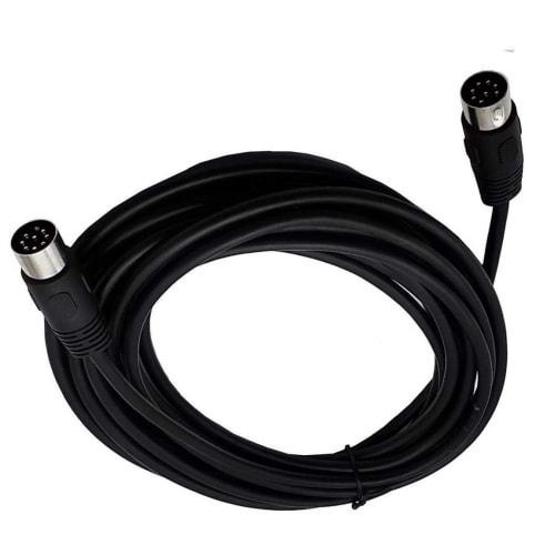 Rosebe DIN 8-Pin Serial Wiring, 8-Pin Male To 8-Pin Male MIDI Cable, DIN 8-Pin Speaker Cable Compatible, MIDI Extension Cable, DIN 8-Pin Signal Audio